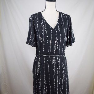 A New Day Short Sleeve Black Dress